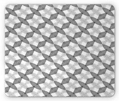 Nested Modern Rhombuses Mouse Pad