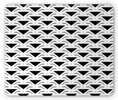 Modern Abstract Triangles Mouse Pad