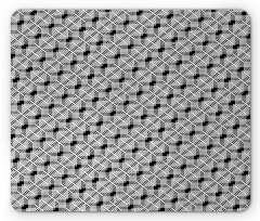 Abstract Zigzags Lattice Mouse Pad