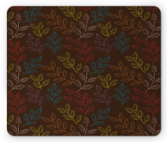 Colorful Branches with Buds Mouse Pad