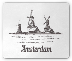 Zaanse Schans Windmills Mouse Pad