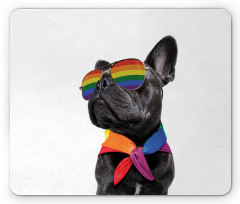 Proud Gay Pet Posing Funny Mouse Pad