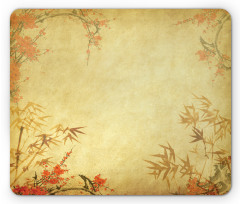 Bamboo Stems and Blooms Mouse Pad