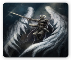 Angel Knight White Wing Mouse Pad