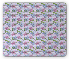 Ornate Botanical Flora Mouse Pad