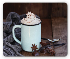 Hot Cocoa with Whipped Cream Mouse Pad