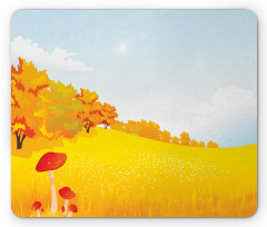 Fall Landscape Meadow Mouse Pad