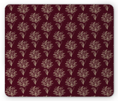 Damask Style Motifs Graphic Mouse Pad