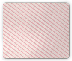 Diagonal Curved Stripes Mouse Pad