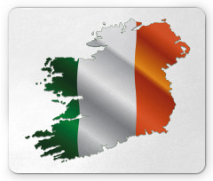 Irish Pride Flag Colors Mouse Pad