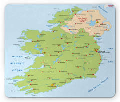 Irish Region European Mouse Pad