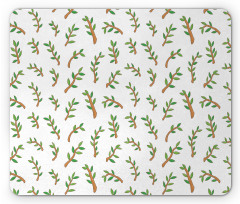 Greenish Leaves Garden Art Mouse Pad