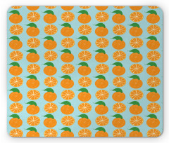 Vitamin C Half Cut Fruits Mouse Pad