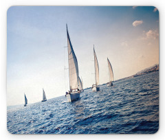 Racing Sport Sailboats Mouse Pad