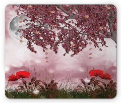 Dream Garden with Poppies Mouse Pad
