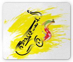 Jazz Saxophone Mouse Pad