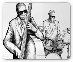 Jazz Band Musicians Mouse Pad