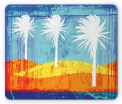 Tropic Beach Palms Mouse Pad