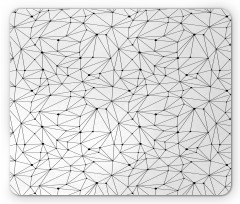 Modernistic Network Lines Dot Mouse Pad