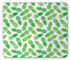 Exotic Pineapple Pattern Mouse Pad
