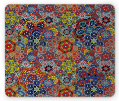 Combined Nested Paisley Mouse Pad