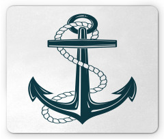 Maritime Anchor and Rope Mouse Pad