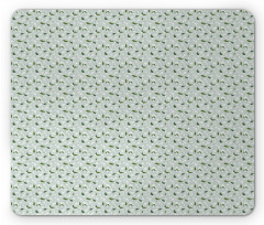 Simple Petals Pastel Nature Mouse Pad