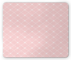 Grid Ornate with Stars Mouse Pad