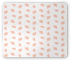 Branches on Polka Dots Mouse Pad