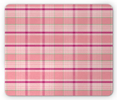 Tartan Plaid Pattern Squares Mouse Pad