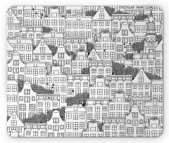 European Houses Urban Mouse Pad