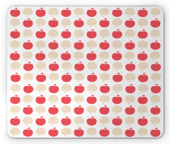 Symmetric Bicolour Fruits Mouse Pad