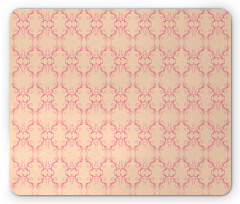 Soft Toned Victorian Lattice Mouse Pad