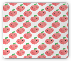 Kawaii Smiling Fruit Cartoon Mouse Pad