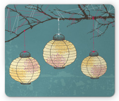 Lanterns Hanging on Tree Mouse Pad