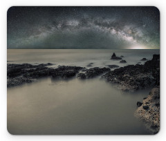 Milky Way Foggy Space Mouse Pad