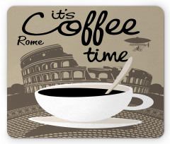 Rome Landmark Drink Cup Mouse Pad