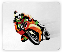 Motorcycle Racer Sport Mouse Pad