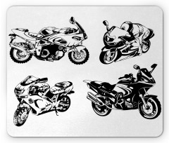 Motorbikes Mouse Pad