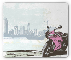 Motorbike by River Mouse Pad