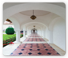 Arched Colonnade Hallway Mouse Pad