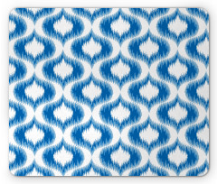 Blurry Damask Motifs Mouse Pad