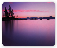 Hazy Calm Lake Tahoe Mouse Pad
