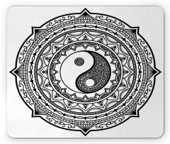 Ying Yang Asian Mouse Pad