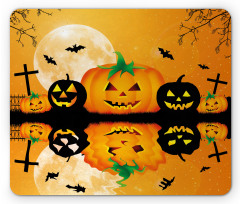 Scary Pumpkin Mouse Pad