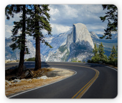 Mountain Road Landscape Mouse Pad