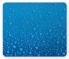 Water Drops Aquatic Rain Mouse Pad