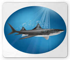 Shark Underwater Hunter Mouse Pad