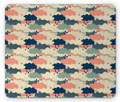 Rain Colorful Clouds Mouse Pad