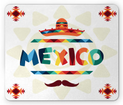 Sombrero Aztec Mouse Pad